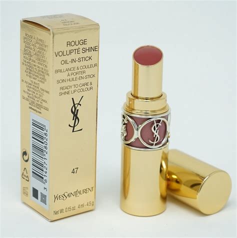 yves saint laurent rouge volupté shine lippenstift beige blouse|rouge volupte shine no 49.